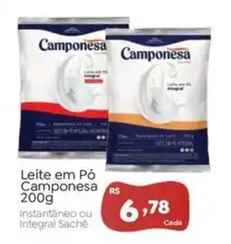 Novo Atacarejo Leite em Pó Camponesa oferta