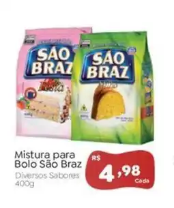 Novo Atacarejo Mistura para Bolo São Braz Diversos Sabores oferta
