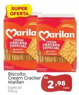 Novo Atacarejo Biscoito Cream Cracker Marilan oferta