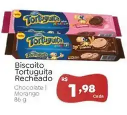 Novo Atacarejo Biscoito Tortuguita Recheado oferta