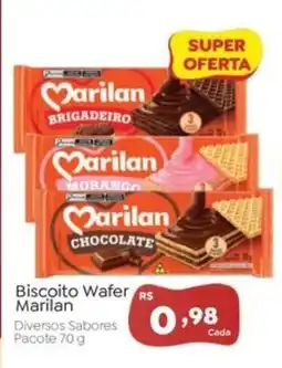 Novo Atacarejo Biscoito Wafer Marilan oferta