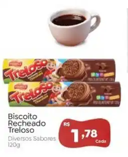 Novo Atacarejo Biscoito Recheado Treloso Diversos Sabores oferta