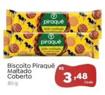 Novo Atacarejo Biscoito Piraquê Maltado Coberto oferta