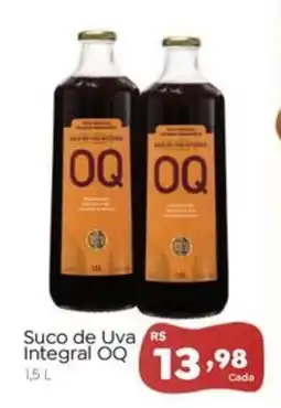 Novo Atacarejo Suco de Uva Integral OQ oferta