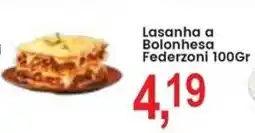 Federzoni Supermercados Lasanha a Bolonhesa Federzoni oferta