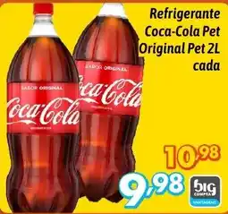 Supermercados Big Compra Refrigerante Coca-Cola Pet Original Pet cada oferta