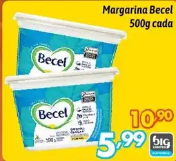 Supermercados Big Compra Margarina Becel cada oferta