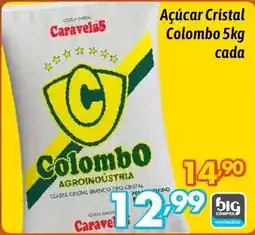 Supermercados Big Compra Açúcar Cristal Colombo cada oferta