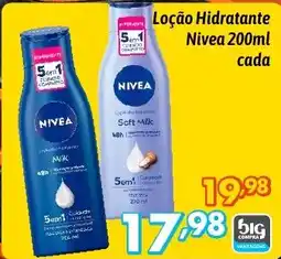 Supermercados Big Compra Loção Hidratante Nivea cada oferta