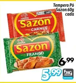 Supermercados Big Compra Tempero Pó Sazon cada oferta
