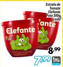 Supermercados Big Compra Extrato de Elefante Pote cada oferta