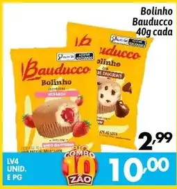 Supermercados Big Compra Bolinho Bauducco cada oferta