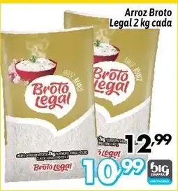Supermercados Big Compra Arroz Broto Legal cada oferta