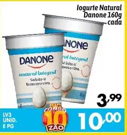 Supermercados Big Compra logurte Natural Danone cada oferta