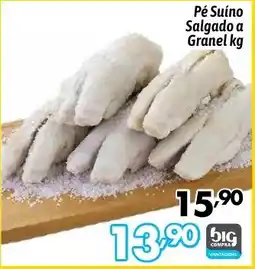Supermercados Big Compra Pé Suíno Salgado a Granel oferta