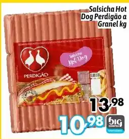 Supermercados Big Compra Salsicha Hot Dog Perdigão a Granel oferta