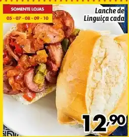 Supermercados Big Compra Lanche de Linguiça cada oferta