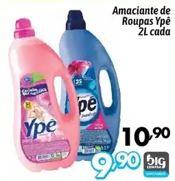 Supermercados Big Compra Amaciante de Roupas Ypê cada oferta