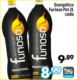 Supermercados Big Compra Energético Furioso Pet cada oferta