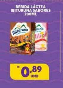 Atacadão Centro Sul Bebida Láctea Ibituruna Sabores oferta