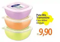 Atacadão Pote Mix Tramontina Color 600ml Unidade oferta