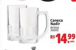 Supermercados Mateus Caneca Nadir Bristol 340ml oferta