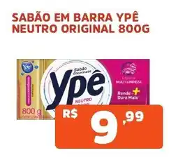 Supermercados Pague Menos Sabão em barra ypê neutro original oferta