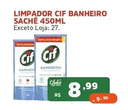 Supermercados Pague Menos Limpador cif banheiro sache oferta