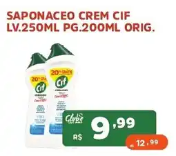 Supermercados Pague Menos Saponaceo crem cif oferta