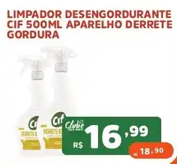 Supermercados Pague Menos Limpador desengordurante cif aparelho derrete gordura oferta