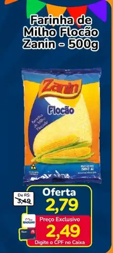 Nagumo Farinha de Milho Flocão Zanin oferta