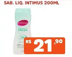 Supermercados Pague Menos Sab. liq. intimus oferta