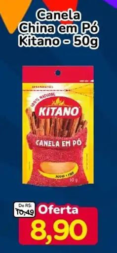 Nagumo Canela China em Pó Kitano oferta