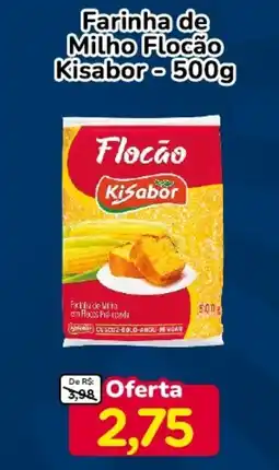 Nagumo Farinha de Milho Flocão Kisabor oferta