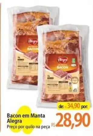Bacon em Manta Alegra
