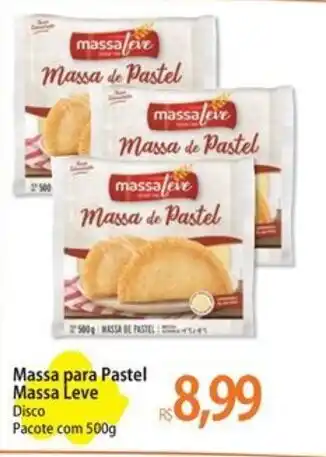 Massa para Pastel Massa Leve Disco Pacote