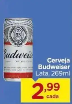 Carrefour Cerveja Budweiser Lata, oferta