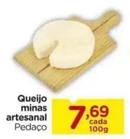 Carrefour Queijo minas artesanal Pedaço oferta