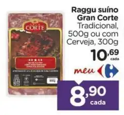 Carrefour Raggu suíno Gran Corte oferta