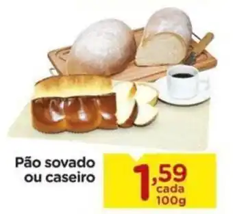 Carrefour Pão sovado ou caseiro oferta