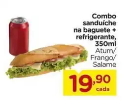 Carrefour Combo sanduíche na baguete + refrigerante, oferta