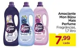 Carrefour Amaciante Mon Bijou Mais Perfume Fragrâncias, oferta