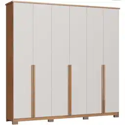 Benoit Guarda Roupa / Roupeiro Castro Vegas 6 Portas e 6 Gavetas MDF 225,5 x 230 x 47 cm oferta