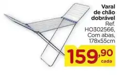 Carrefour Varal de chão dobrável oferta