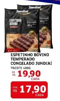 Assaí Atacadista Espetinho bovino temperado congelado jundiaí oferta
