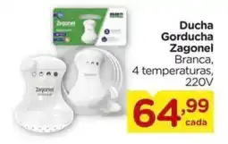 Carrefour Ducha Gorducha Zagonel Branca, 4 temperaturas, 220V oferta