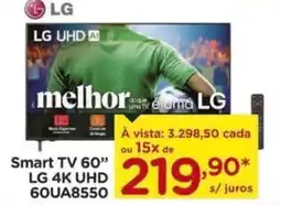 Carrefour Smart TV 60" LG 4KLG UHD UHD 60UA8550 oferta