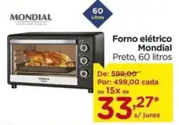 Carrefour Forno elétrico Mondial oferta