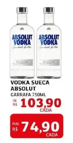 Assaí Atacadista Vodka sueca absolut oferta