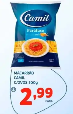 Bergamais Supermercados Macarrão camil c/ovos oferta